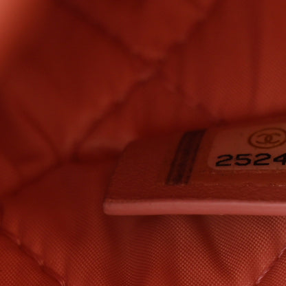 Chanel Canvas Medium Deauville Pouch Pink 7 of 9