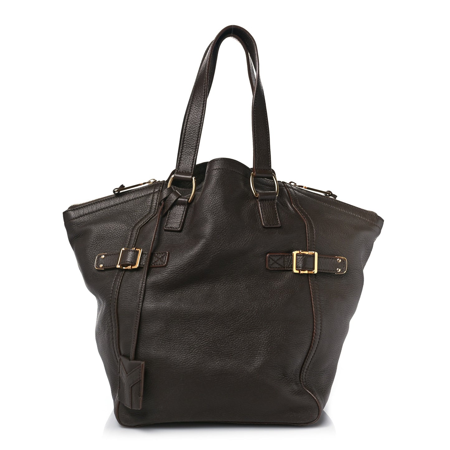 Calfskin XL Downtown Tote Brown