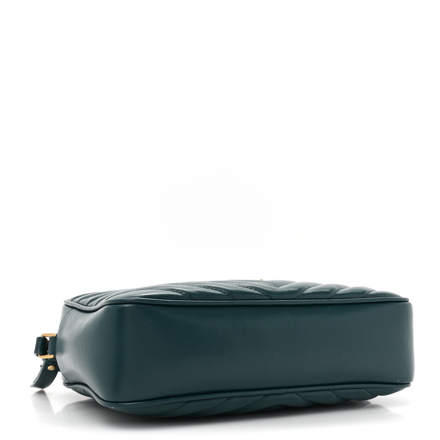Saint Laurent Calfskin Matelasse Monogram Lou Camera Bag Turquoise 4 of 10