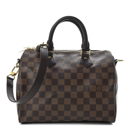 Louis Vuitton Damier Ebene Speedy Bandouliere 25 1 of 10