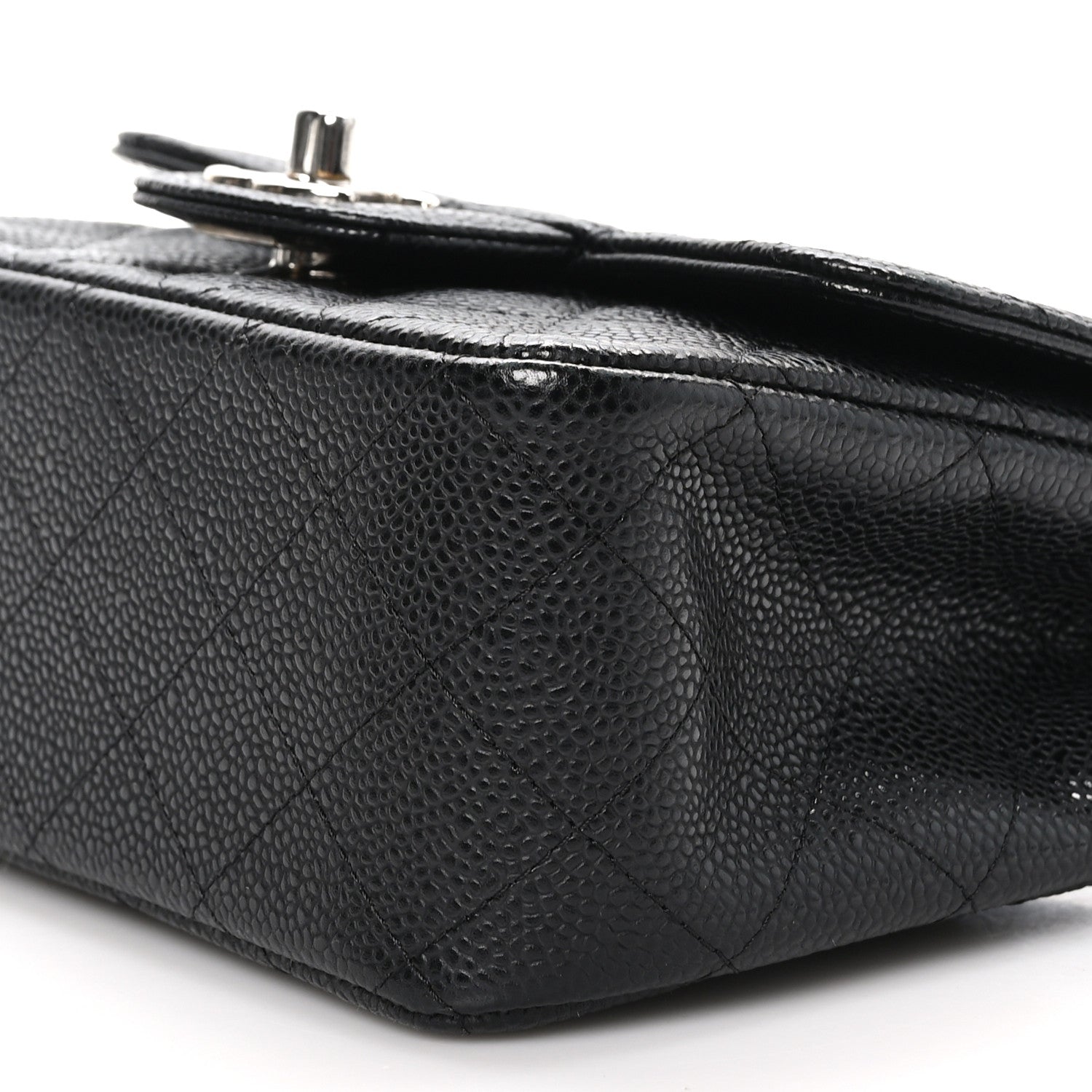 Chanel Caviar Quilted Mini Square Flap Black 10 of 10