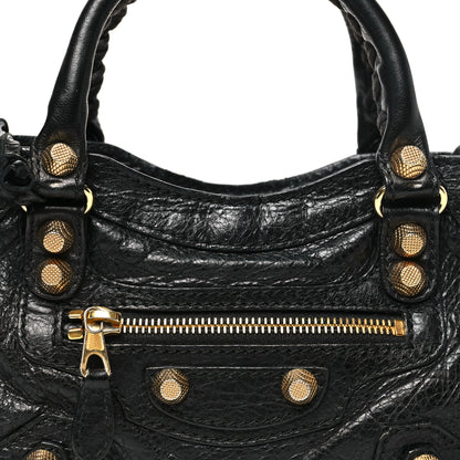 Balenciaga Agneau Giant 12 Gold Hardware Mini City Black 9 of 11