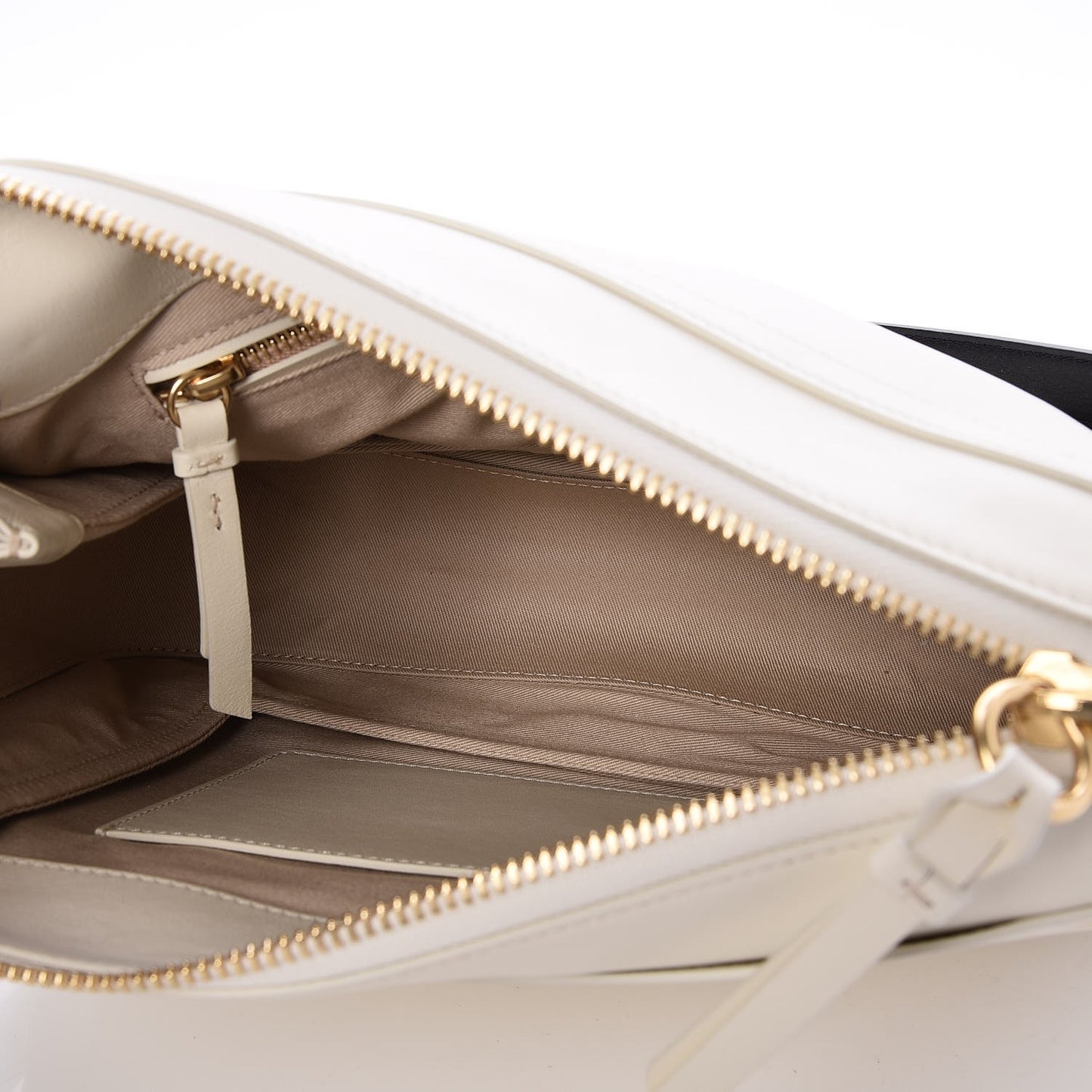 Calfskin Medium Roy Bag Natural White