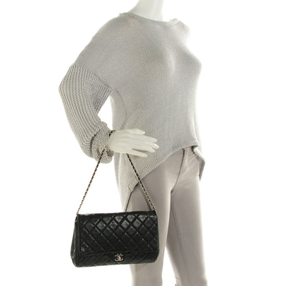 Chanel Caviar Quilted Clutch With Chain Flap Black 2 of 8