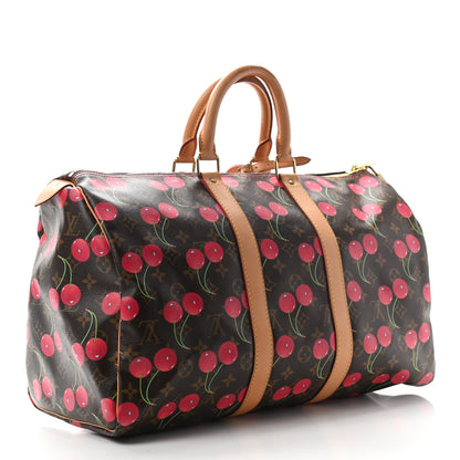 Louis Vuitton Monogram Cerises Keepall 45 3 of 9