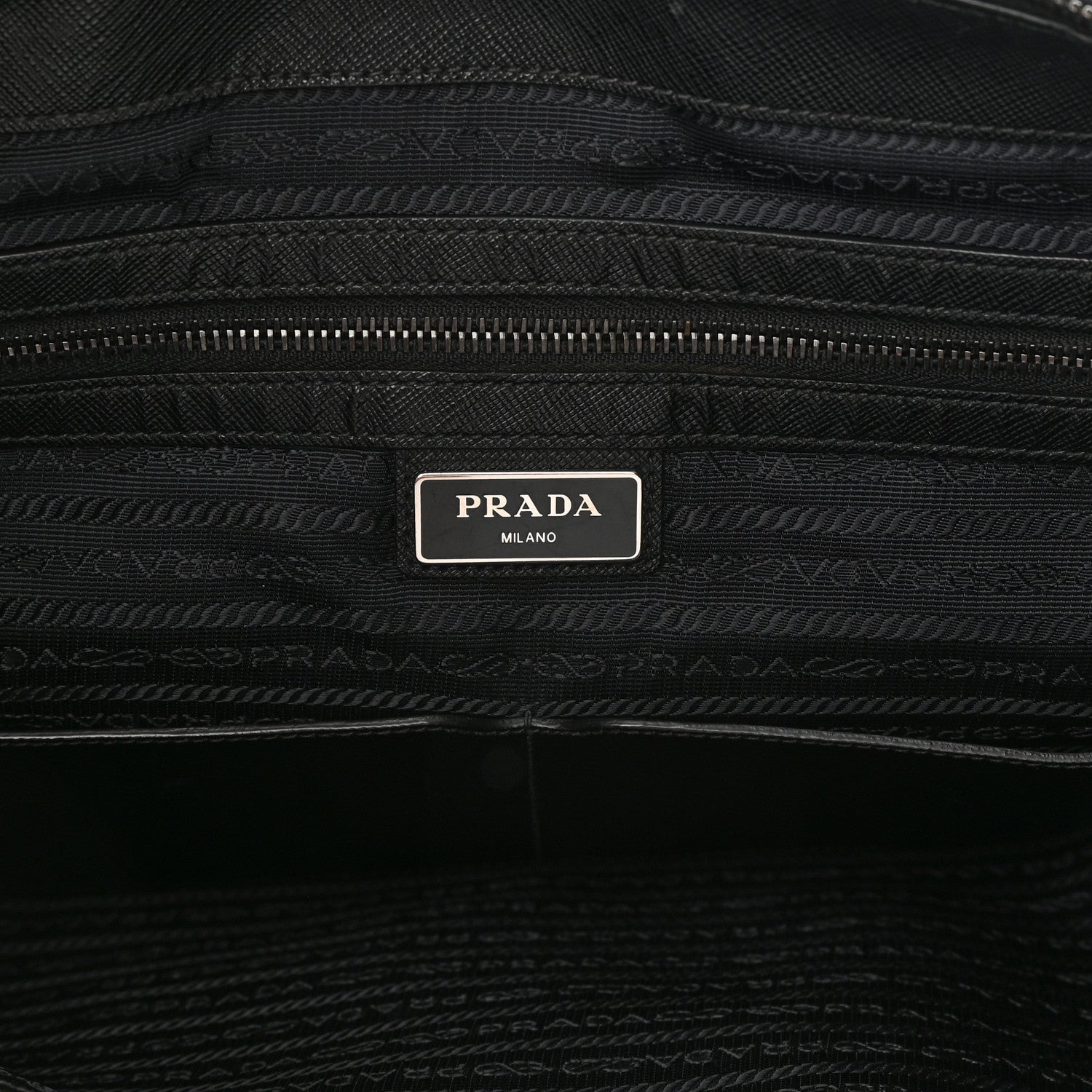 Prada Re-Nylon Saffiano Tote Black 6 of 16