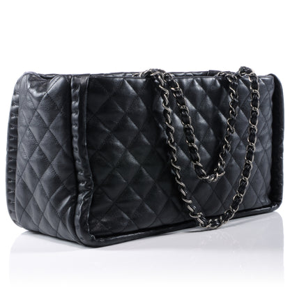Chanel Leather Small Istanbul Tote Black 3 of 9