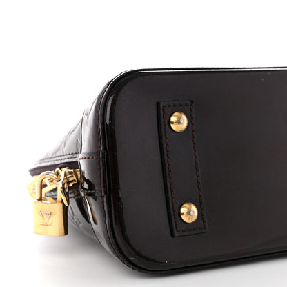 Louis Vuitton Vernis Alma BB Amarante 9 of 14
