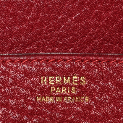 Hermes Fjord Birkin 40 Rouge Vif 6 of 15
