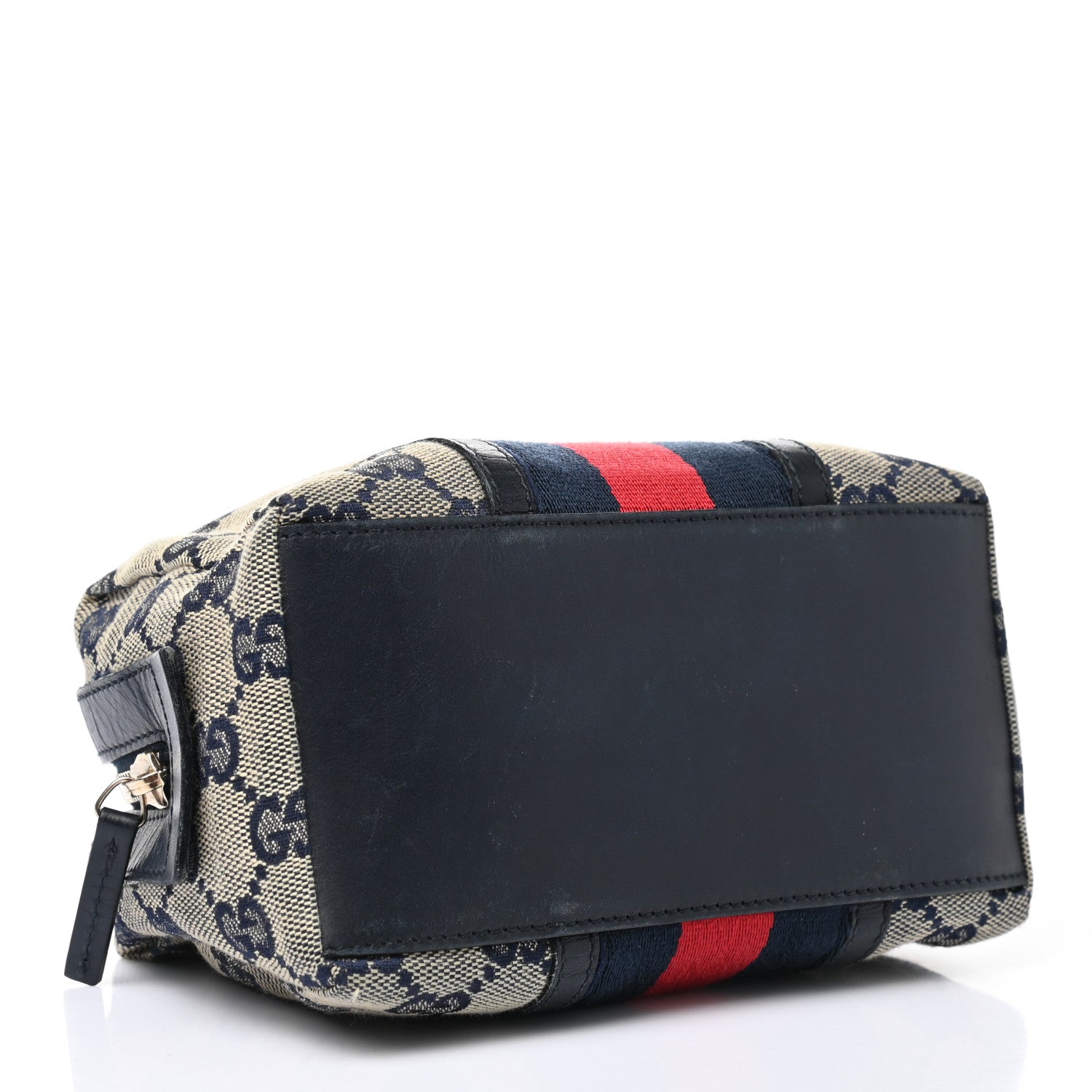 Gucci Monogram Web Small Cosmetic Case Navy 4 of 9