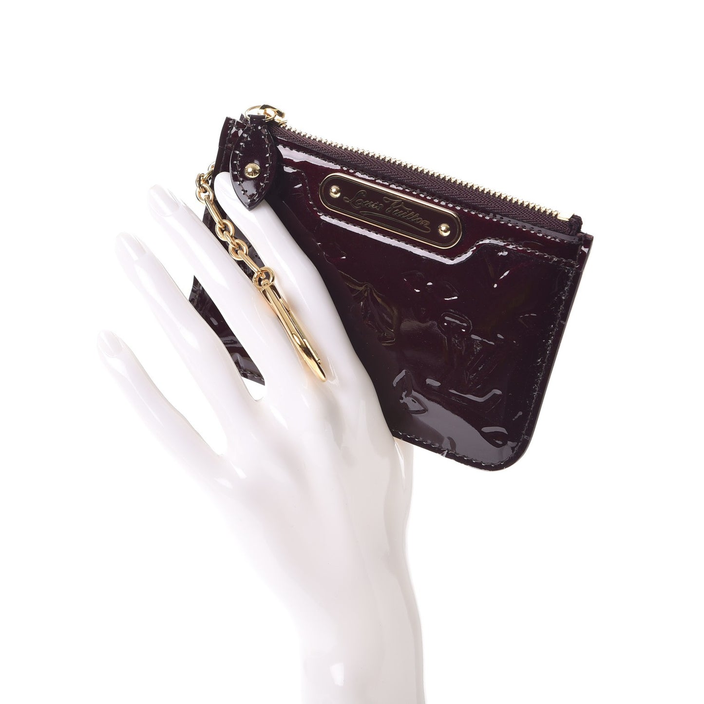 Vernis Key Pouch Amarante