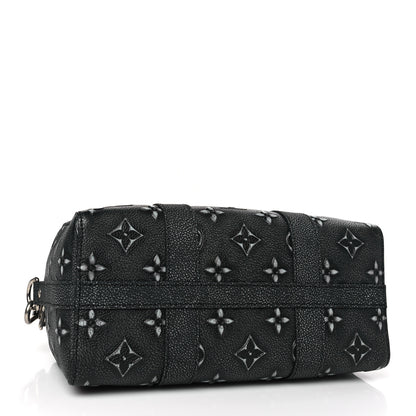 Louis Vuitton Cowhide Faded Monogram City Keepall Charcoal 4 of 8