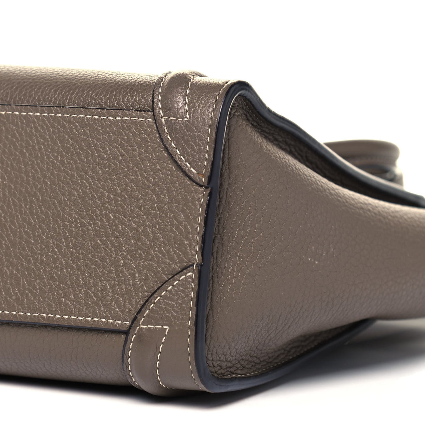 Drummed Calfskin Nano Luggage Souris