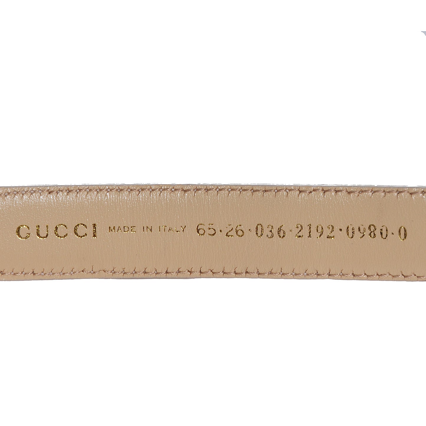 Patent Leather GG Belt 65 26
