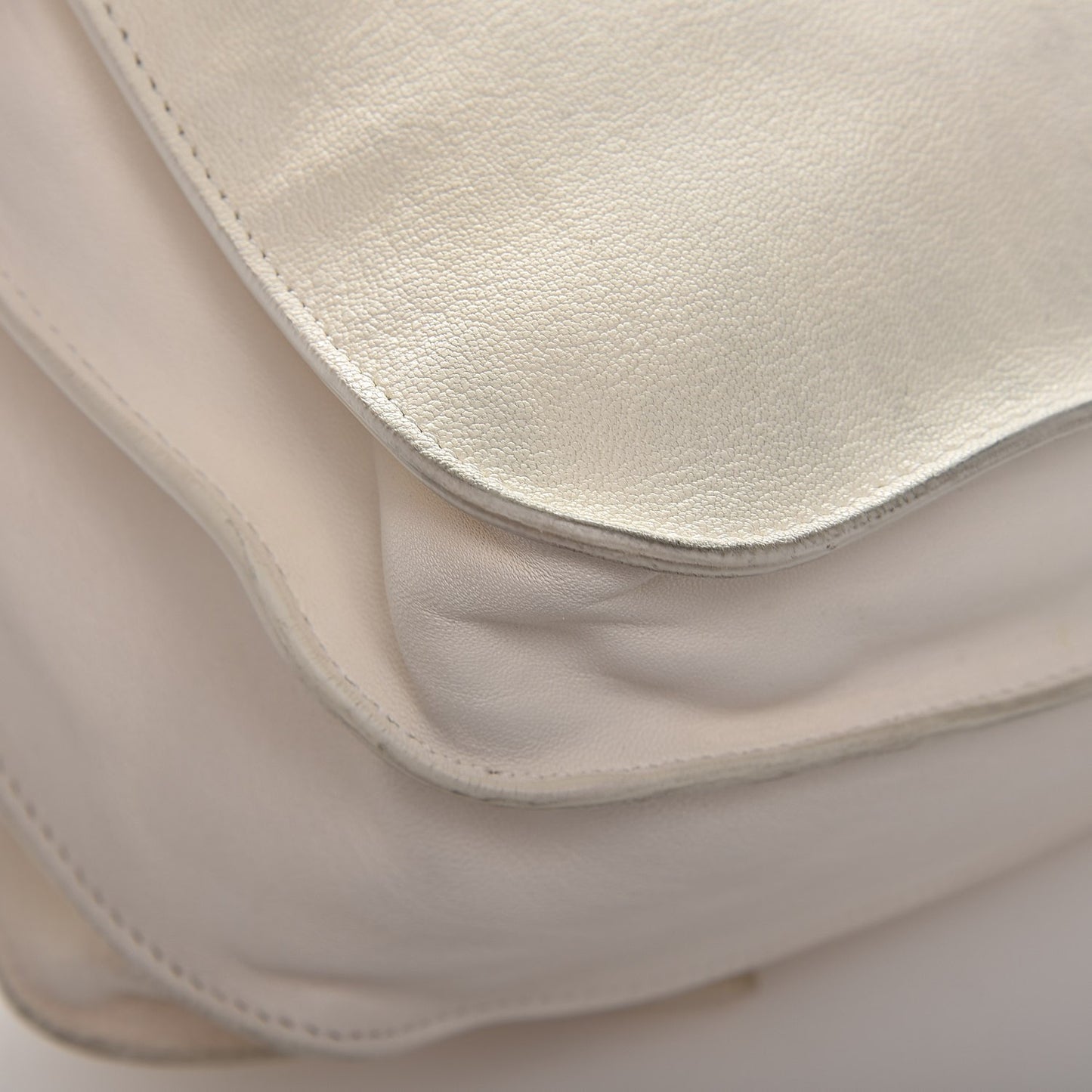 Lambskin Large PS1 Satchel Ivory