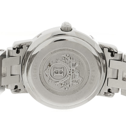 Hermes Stainless Steel 24mm Clipper Quartz Watch Gold 4 of 4