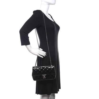 Chanel Patent Quilted Small Coco Shine Flap Black 2 of 10