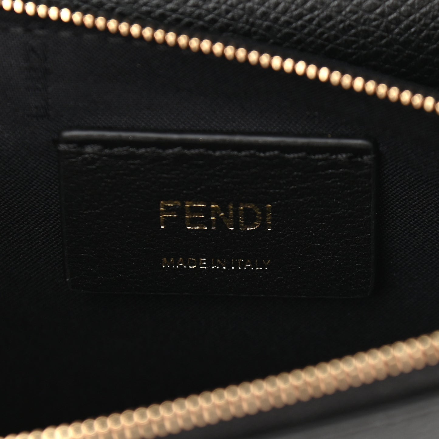Vitello Cruise F is Fendi Medium Envelope Wallet on Chain Black