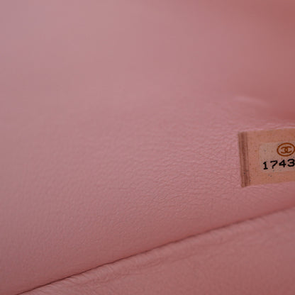Chanel Patent Quilted Jumbo Double Flap Light Pink 7 of 11