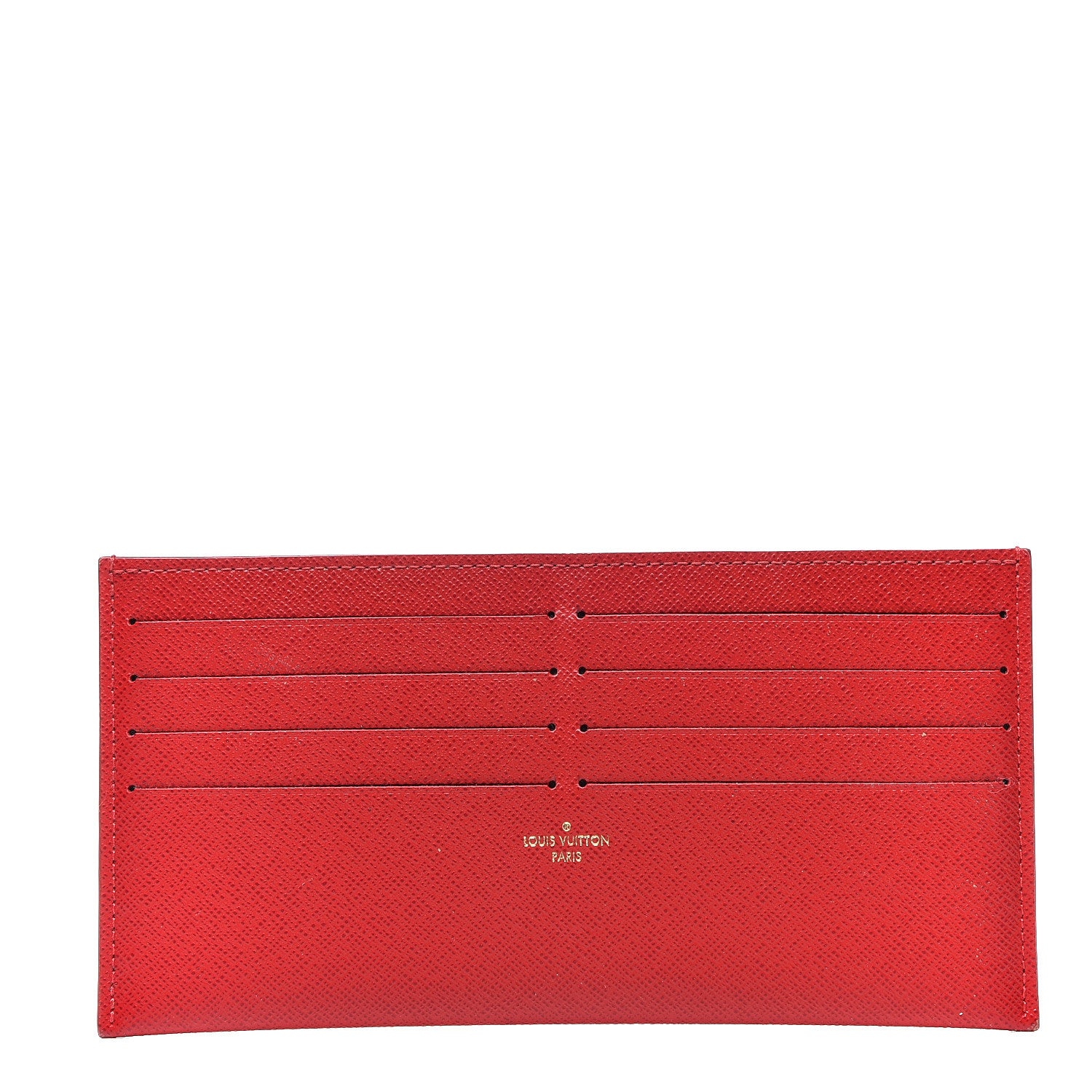Louis Vuitton Calfskin Felicie Card Holder Insert Cherry 1 of 6