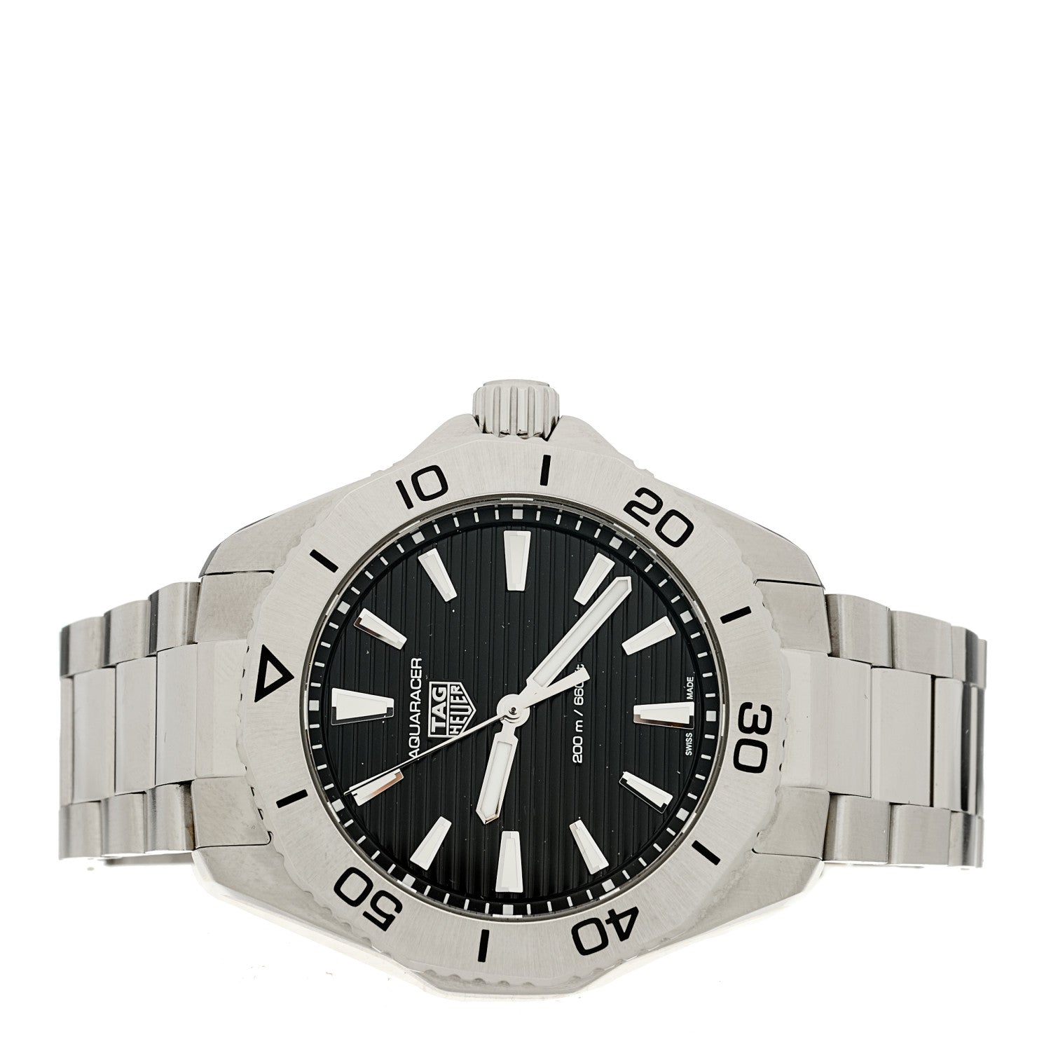 Tag Heuer Stainless Steel 40mm Aquaracer Professional 200 Quartz Watch Black WBP1110 2 of 5
