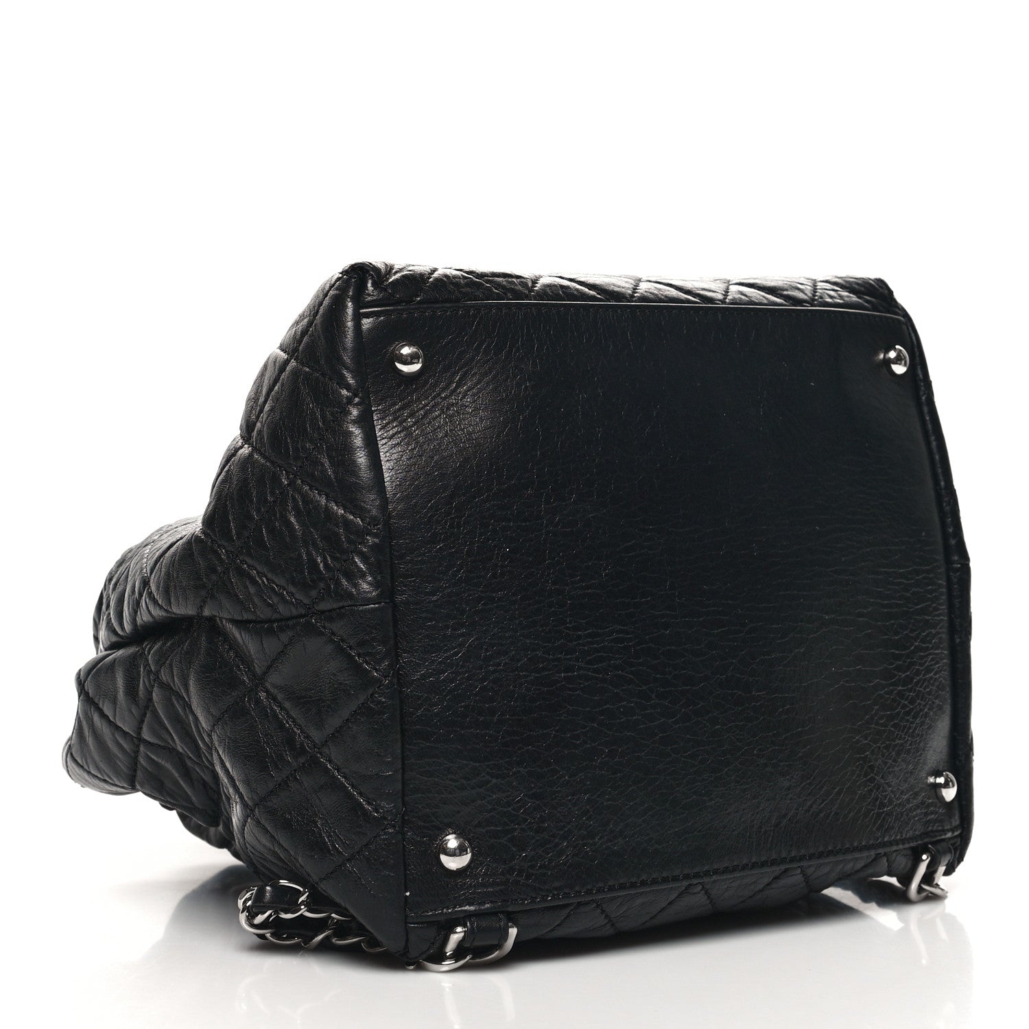 Chanel Glazed Calfskin Quilted Beijing Backpack Black 4 of 13