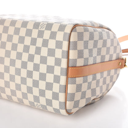 Louis Vuitton Damier Azur Speedy Bandouliere 30 7 of 10