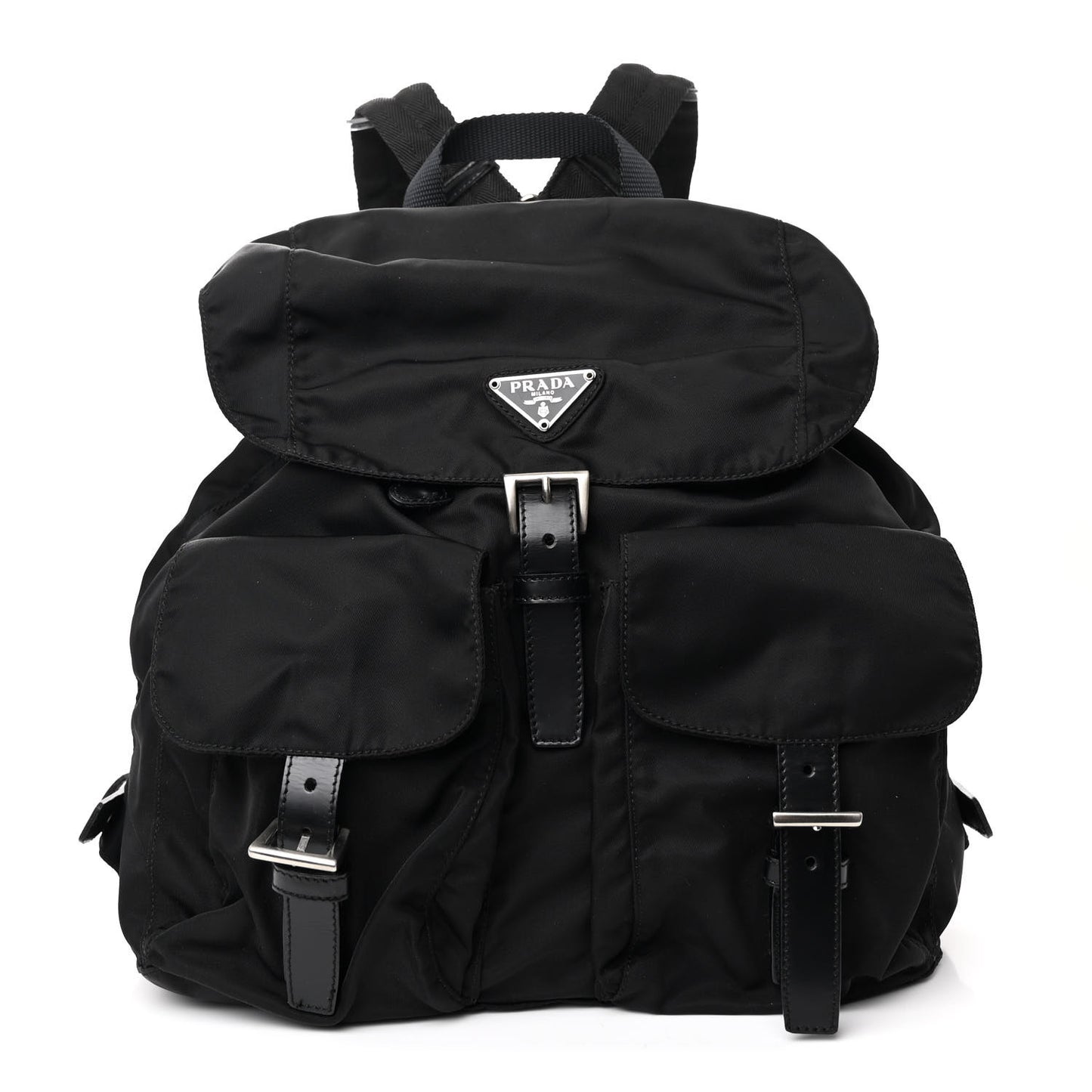 Nylon Vela Medium Backpack Black