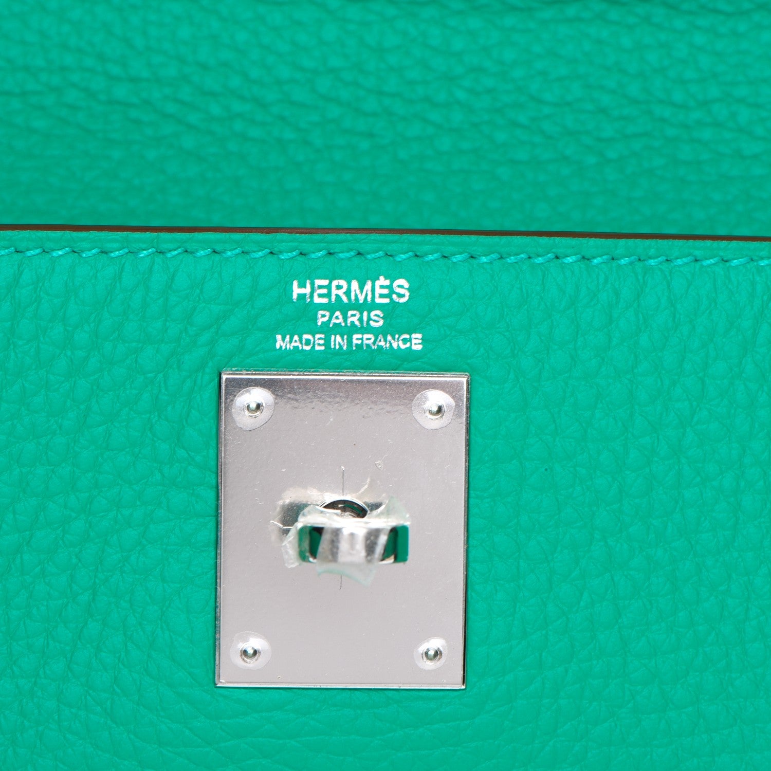 Hermes Taurillon Clemence Kelly Retourne 28 Menthe 24 of 28