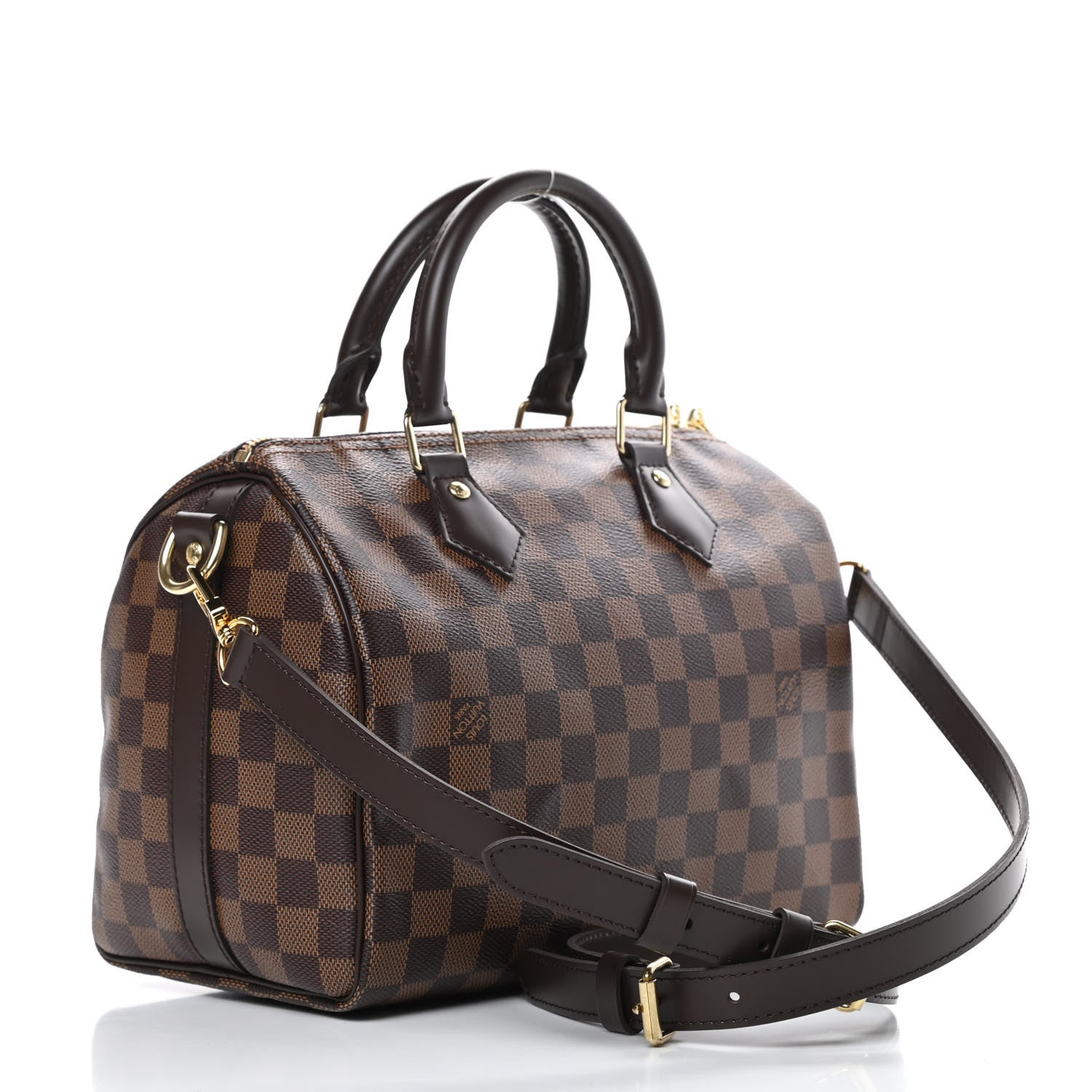 Louis Vuitton Damier Ebene Speedy Bandouliere 25 3 of 10