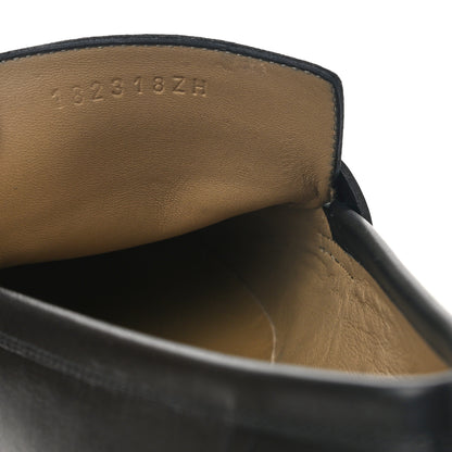 Hermes Calfskin Mens Sydney Loafer 41 Black 8 of 9
