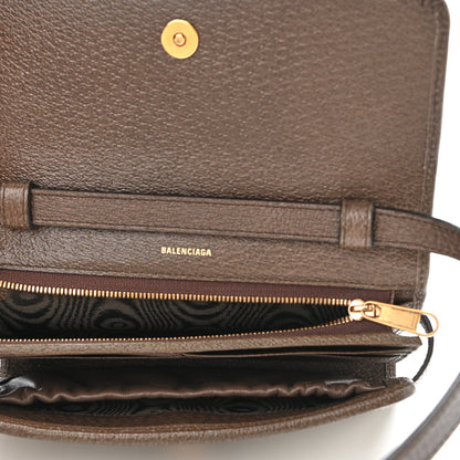 Gucci X BALENCIAGA BB Supreme Monogram Web Ophidia Crossbody Wallet Beige New Acero 5 of 13