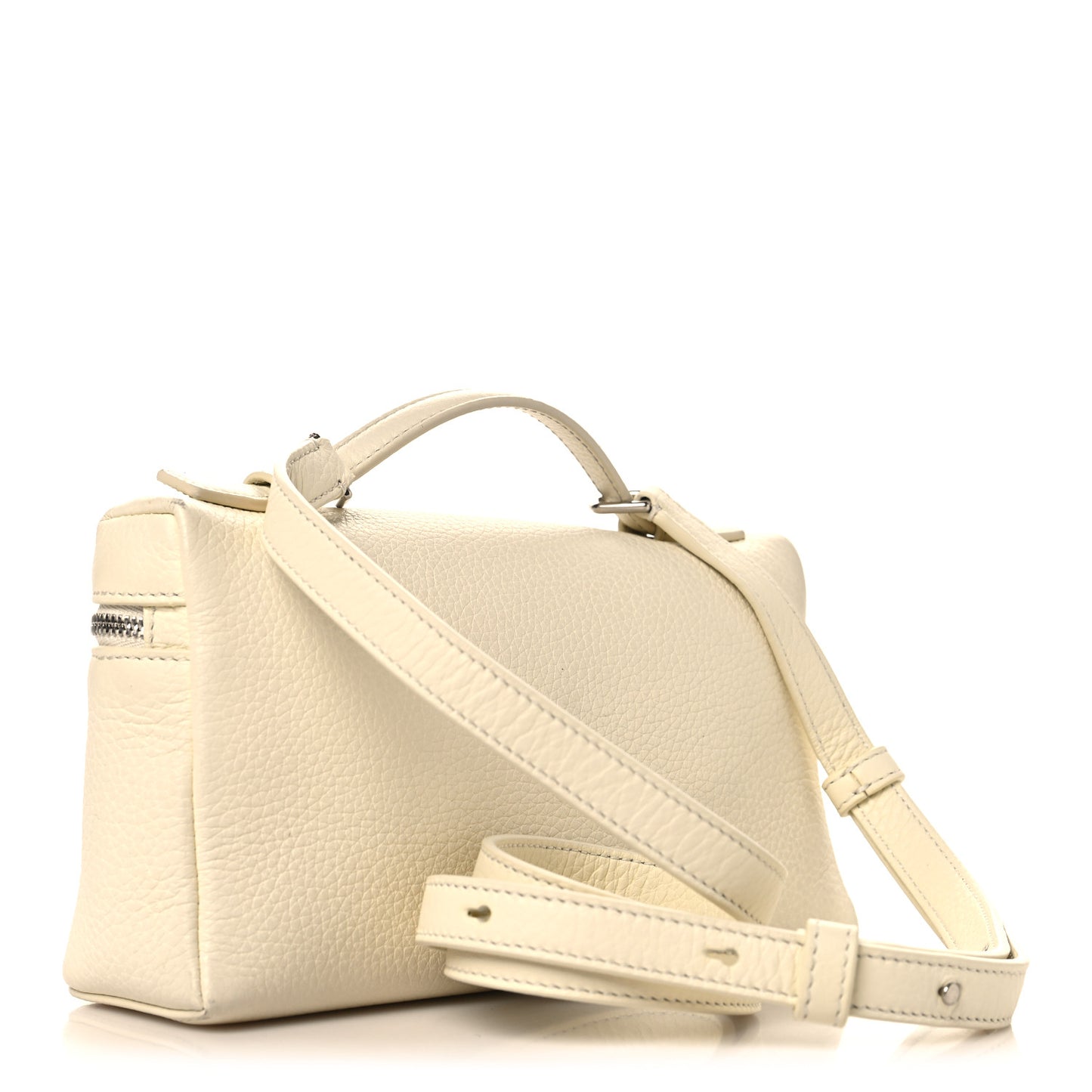 Tender Calfskin L19 Extra Pocket Pouch Whisper White