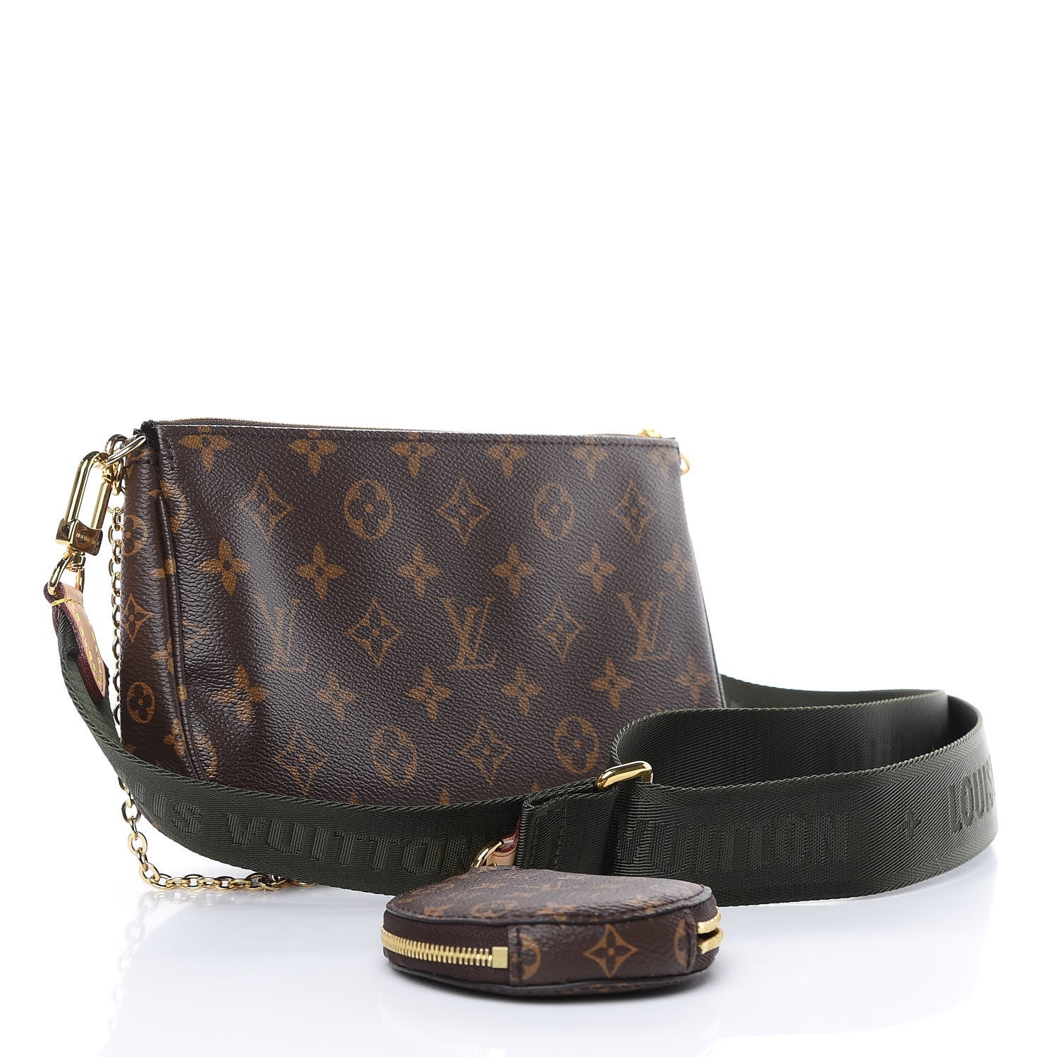 Louis Vuitton Monogram Multi Pochette Accessories Kaki 3 of 11