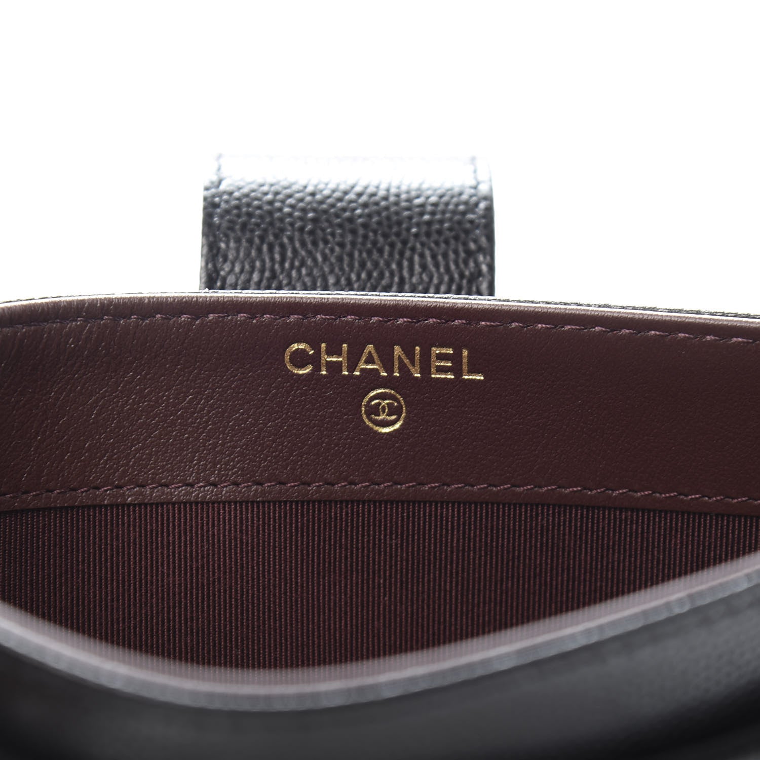 Chanel Caviar Quilted Classic Strap Pouch Black 8 of 12