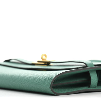 Hermes Epsom Kelly Wallet To Go Vert Jade 9 of 10