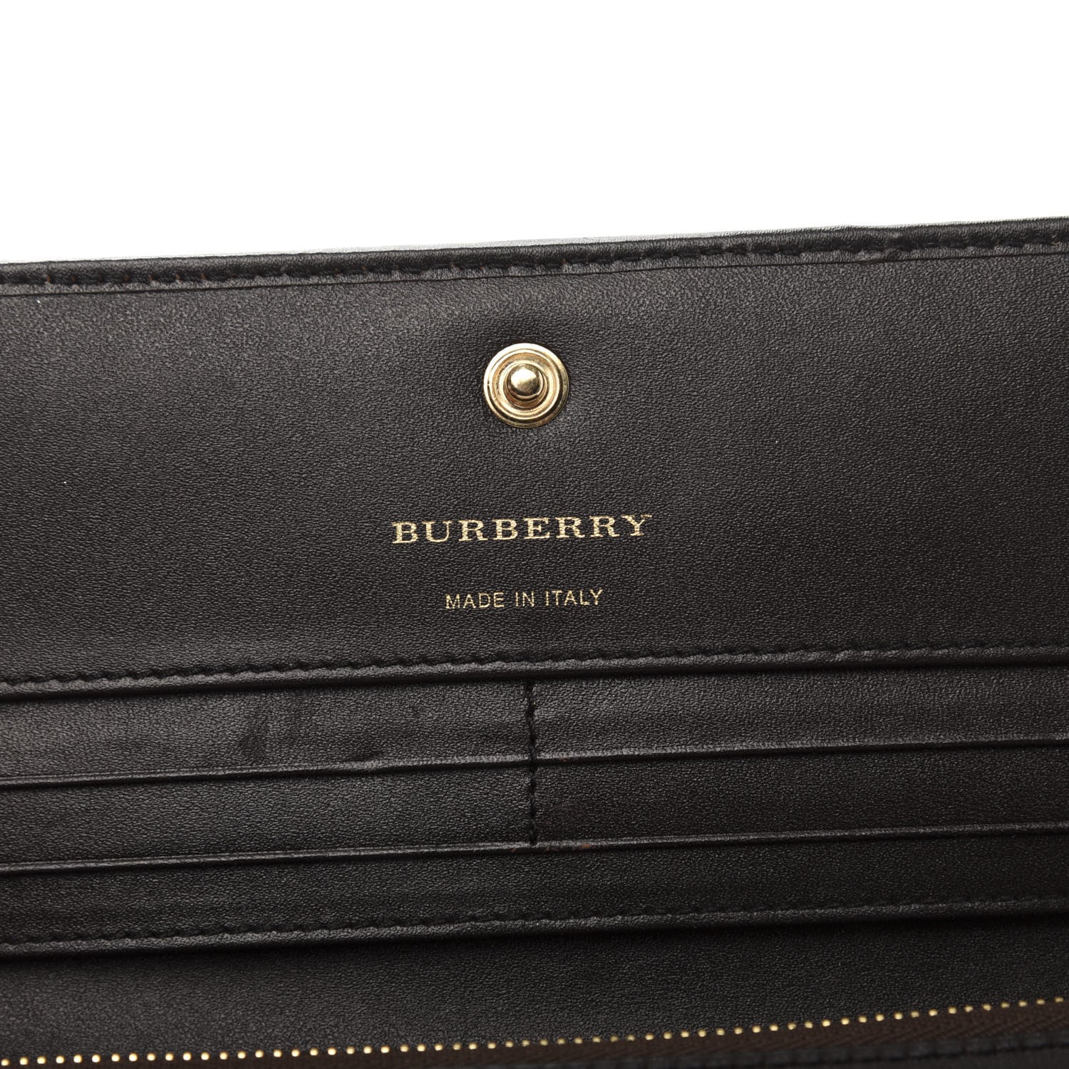 Burberry Haymarket Check Penrose Continental Wallet Chocolate 8 of 9