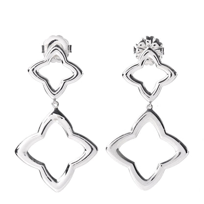 David Yurman Sterling Silver Quatrefoil Drop Earrings 1 of 4