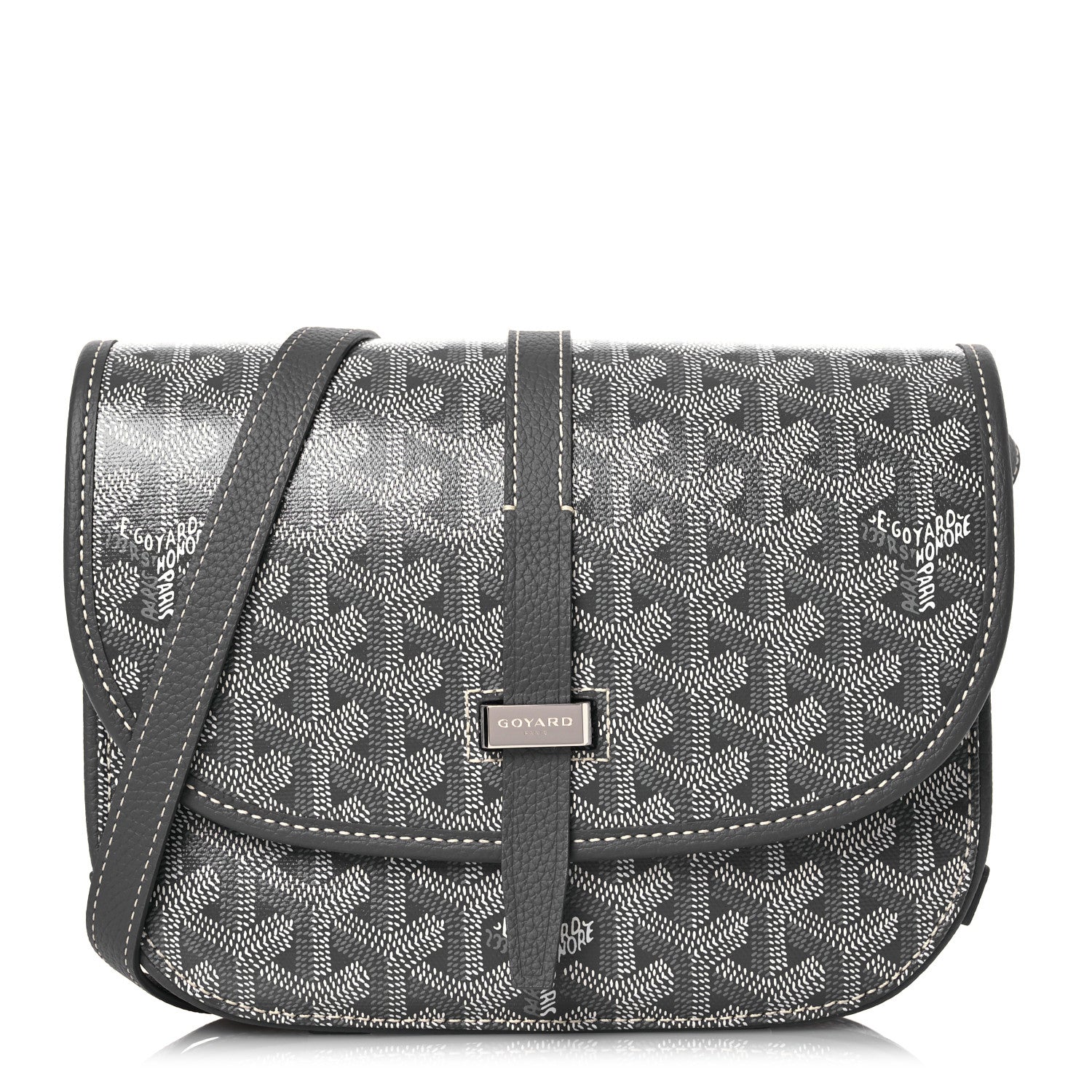 Goyard Goyardine Belvedere II PM Messenger Bag Gray 1 of 10