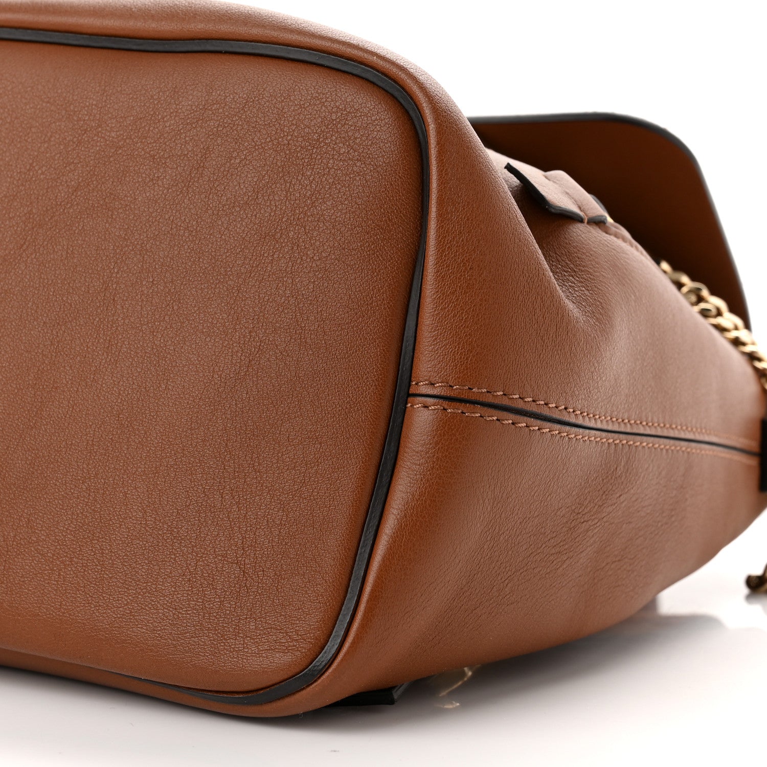 Chloe Suede Calfskin Medium Faye Backpack Tan 9 of 9