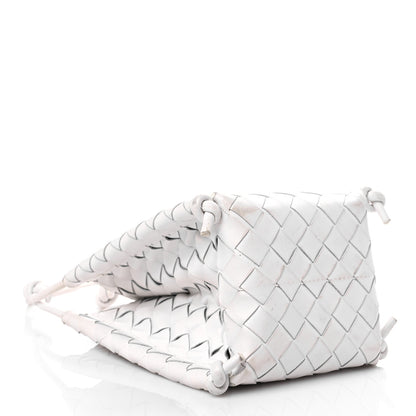 Bottega Veneta Nappa Intrecciato The Mini Knot Shoulder Bag Chalk 3 of 8
