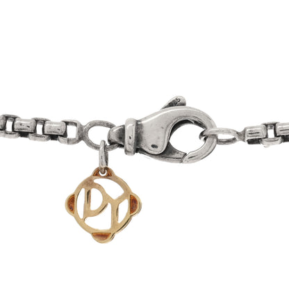 David Yurman Sterling Silver 14K Yellow Gold 2.7mm Box Chain Necklace 34" 3 of 3