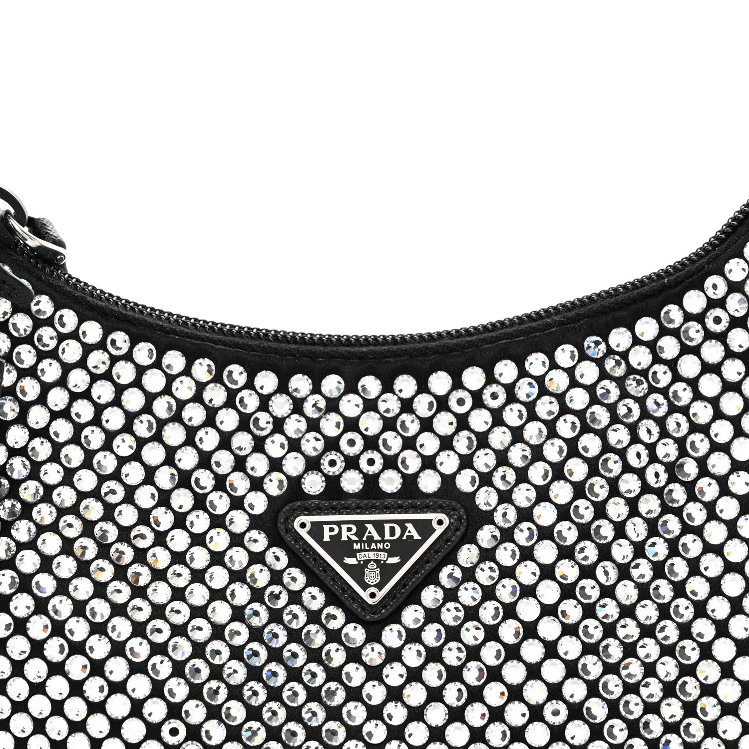 Prada Satin Crystal Mini Re-Edition 2000 Bag Cristal 6 of 8