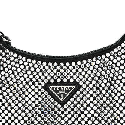 Prada Satin Crystal Mini Re-Edition 2000 Bag Cristal 6 of 8
