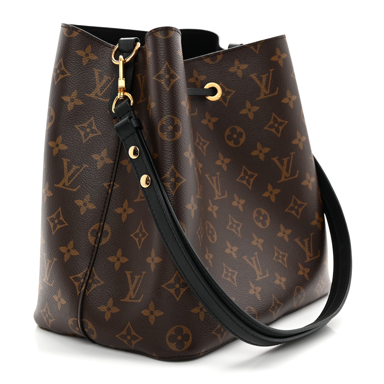 Louis Vuitton Monogram Neonoe MM Black 3 of 10
