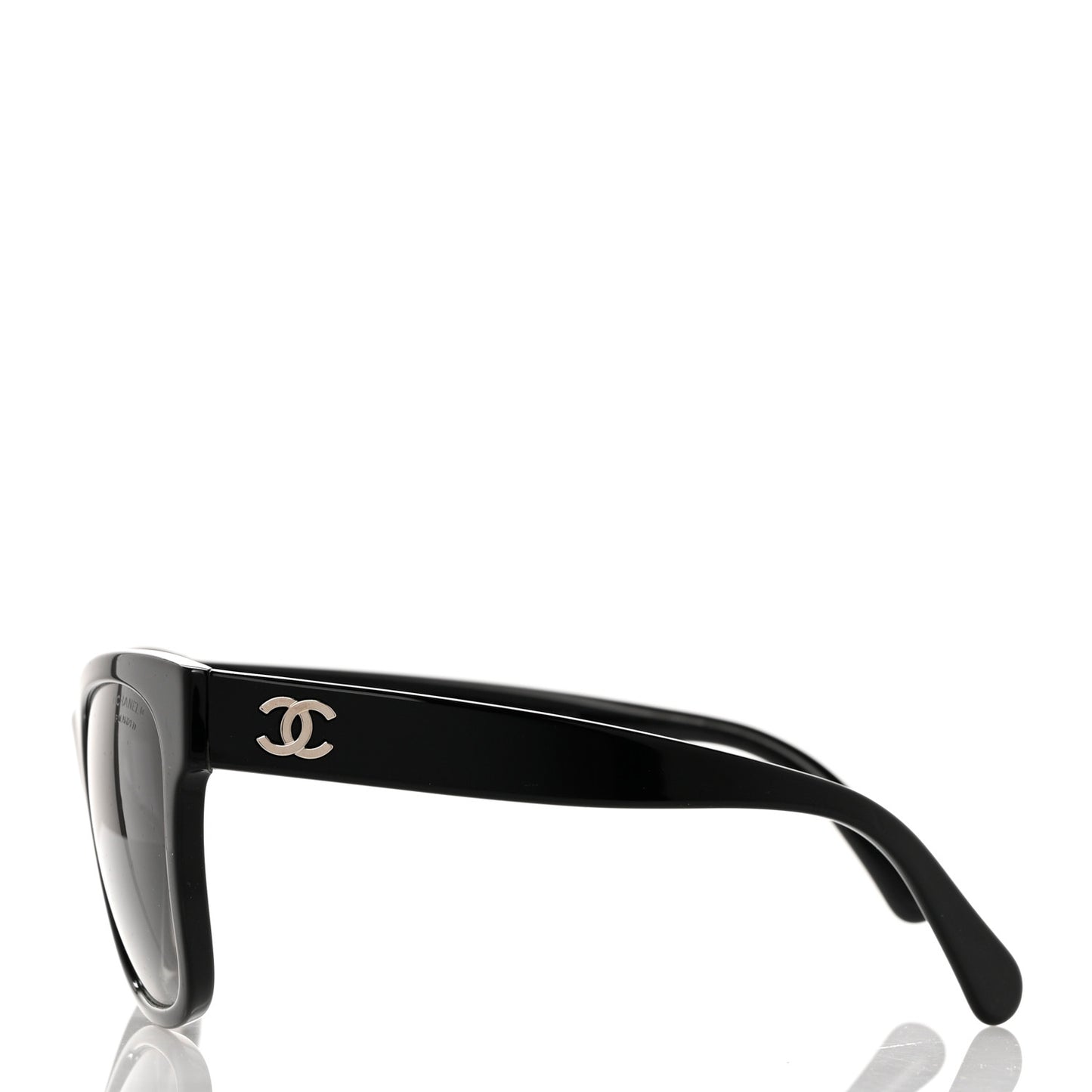 Acetate Polarized Square CC Sunglasses 5380 Black