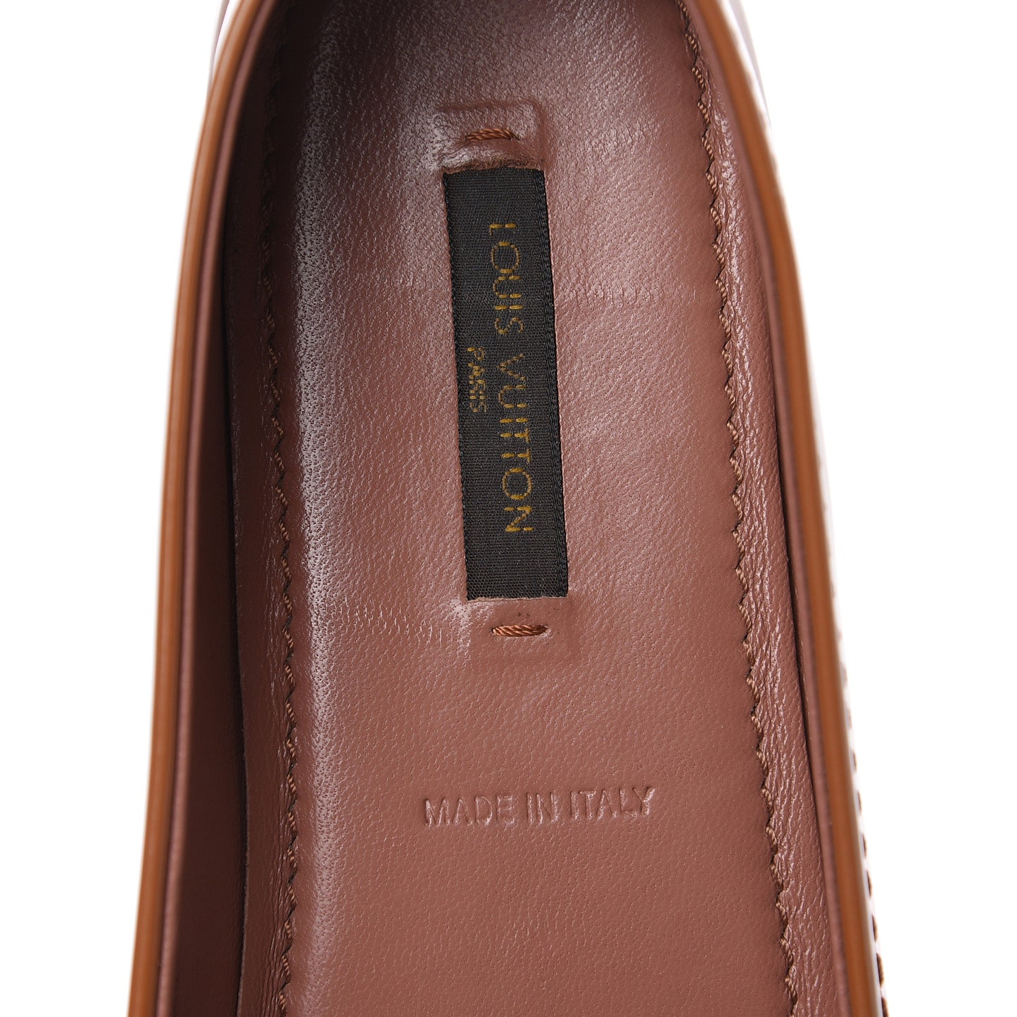 Patent Calfskin Oxford Ballerina Flats 38 Rose Velours