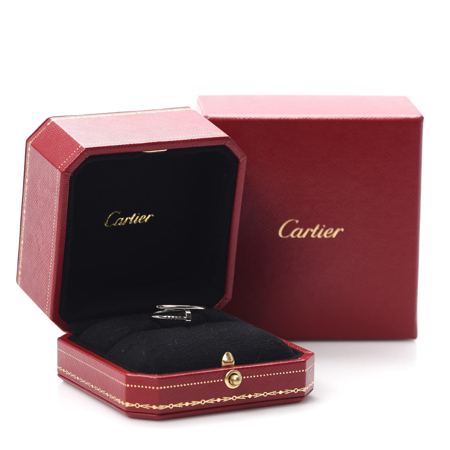 18K White Gold Small Juste Un Clou Ring 53 6.25
