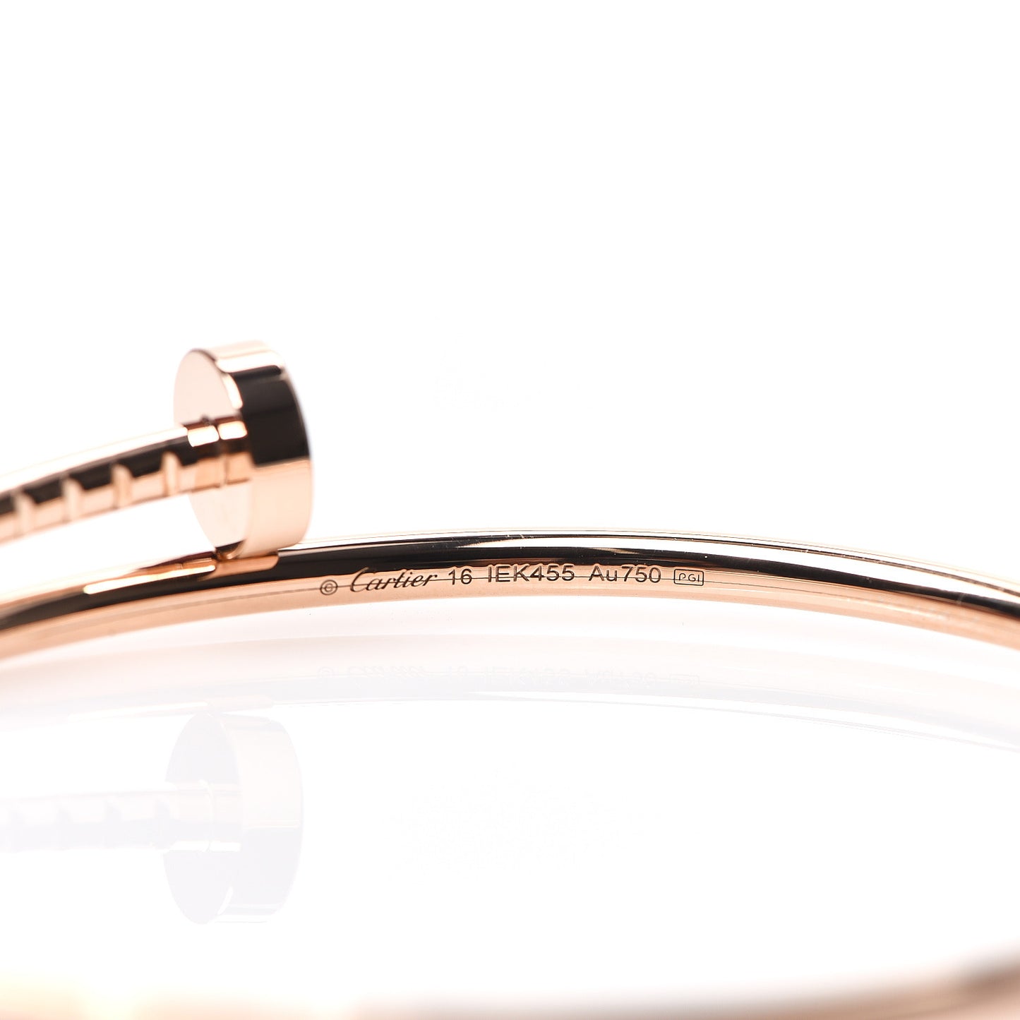 18K Pink Gold Small Juste Un Clou Bracelet 16