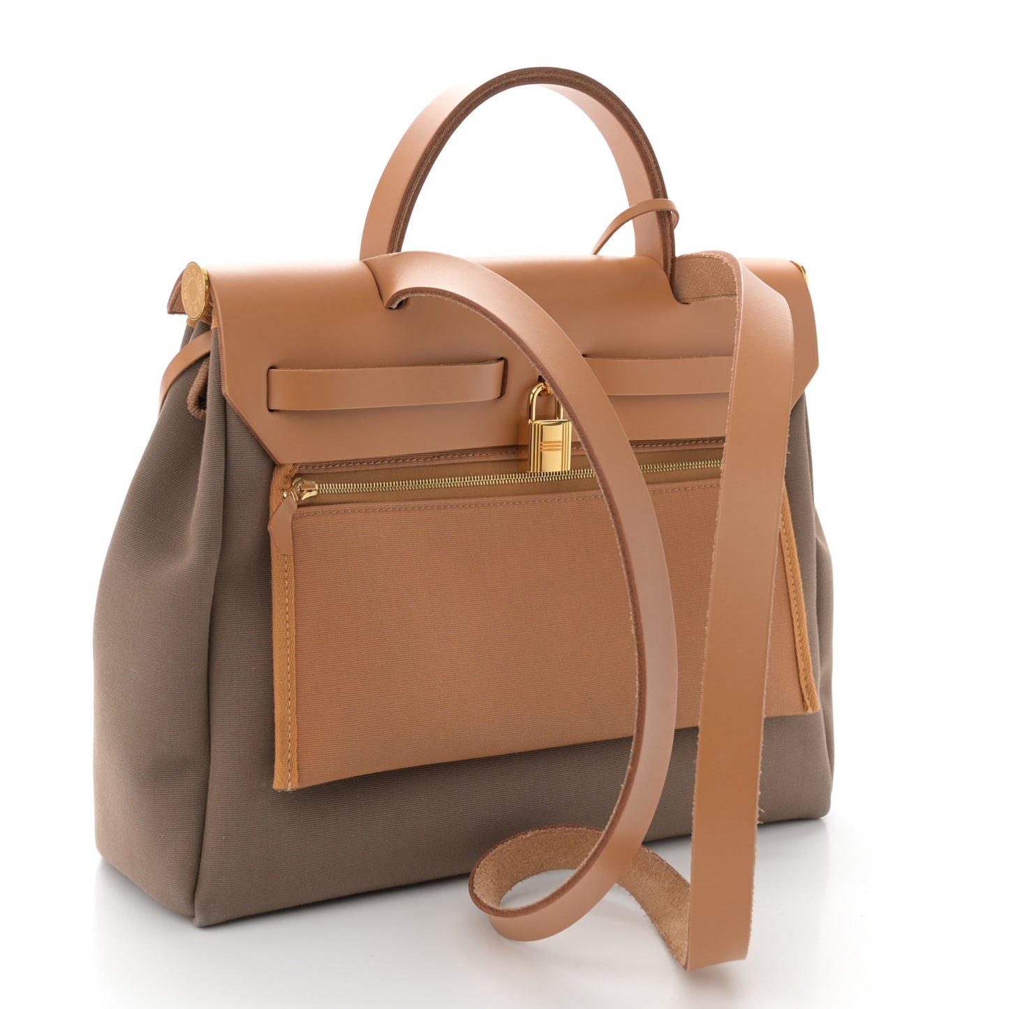 Toile Vache Hunter Herbag Zip Retourne 31 PM Etoupe Dune